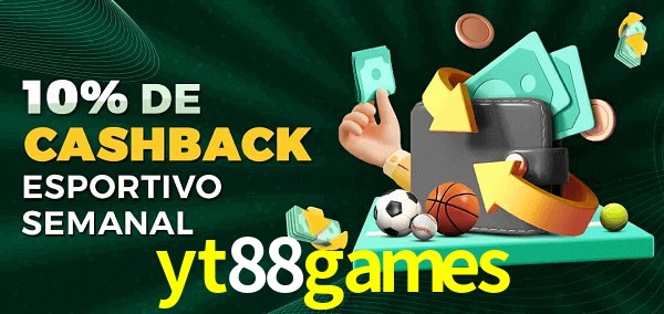 10% de bônus de cashback na yt88games