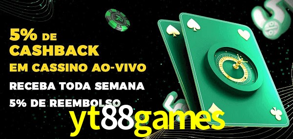 Promoções do cassino ao Vivo yt88games